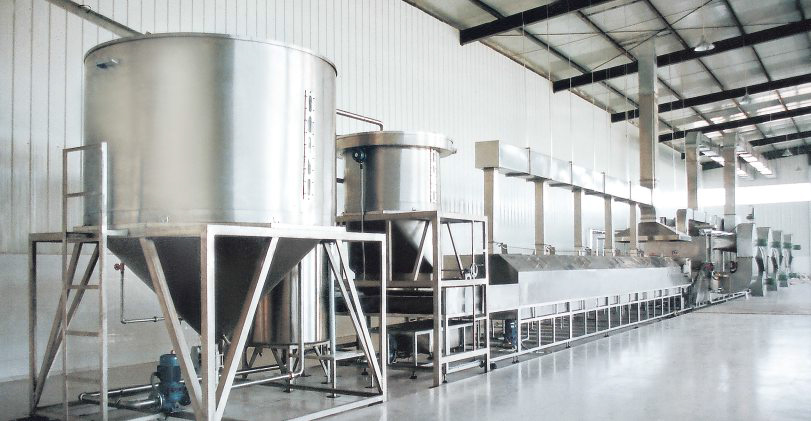 大米连续蒸制烘干线